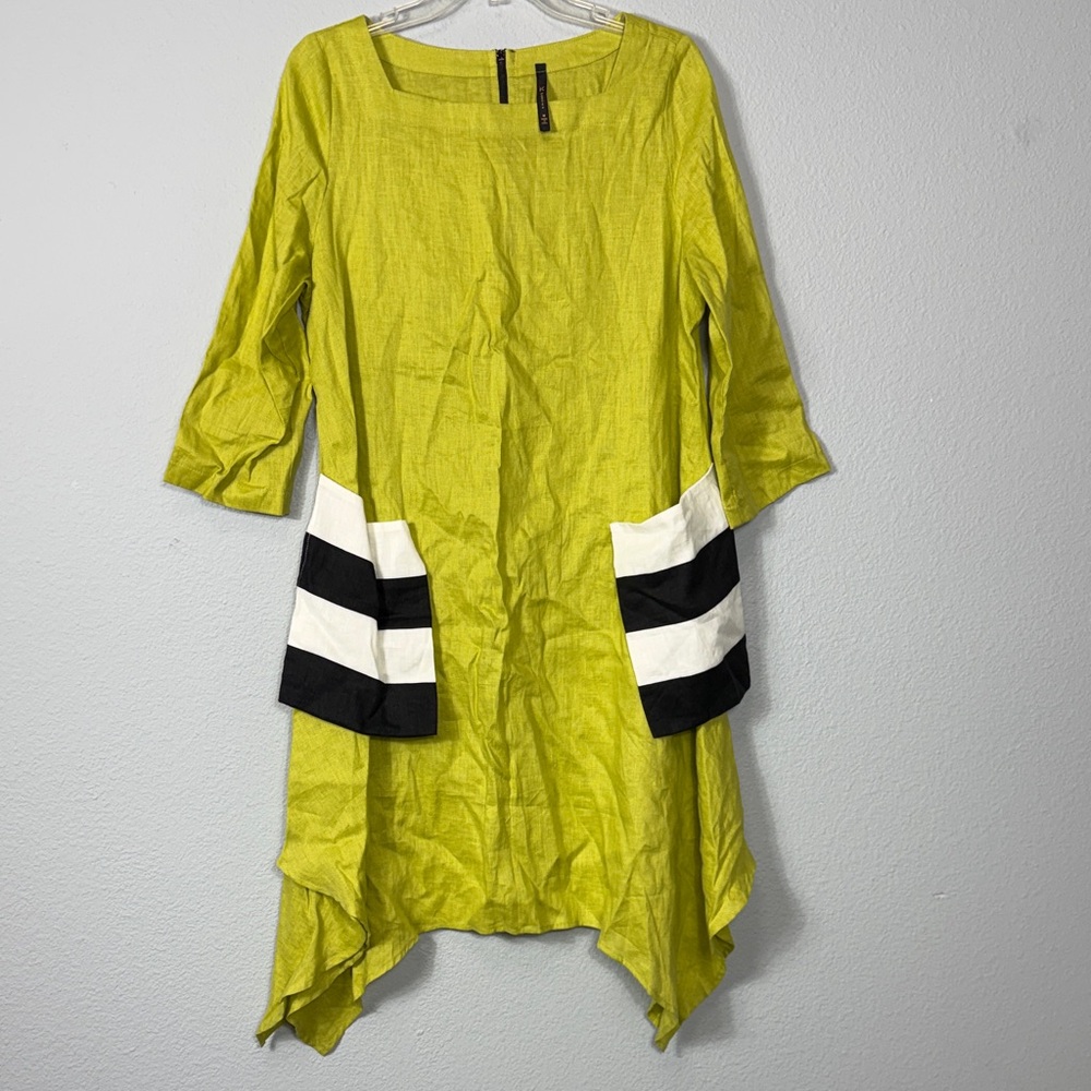 IC by Connie K Linen Tunic Dress